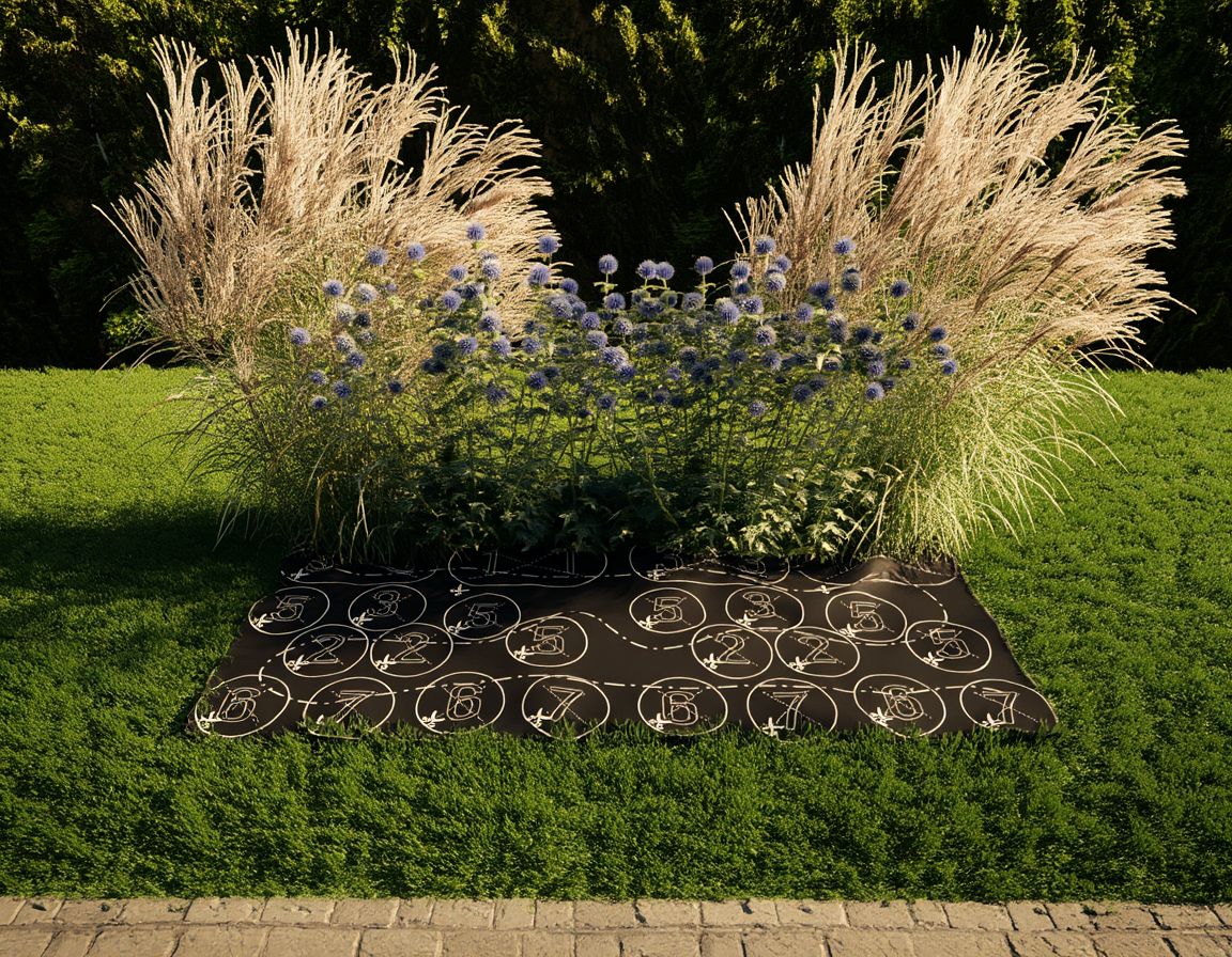 Викройка клумби Валенсія на агроволокні, сонячні місця, легка напівтінь