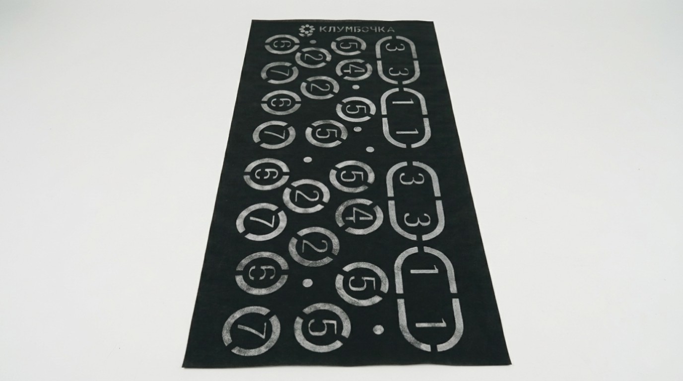 Викрійка клумби Валенсія на агроволокні, сонячні місця, легка напівтінь