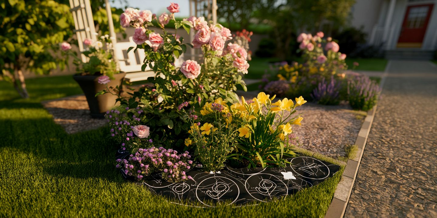 Викройка клумби Відень на агроволокні, сонячні місця, легка напівтінь