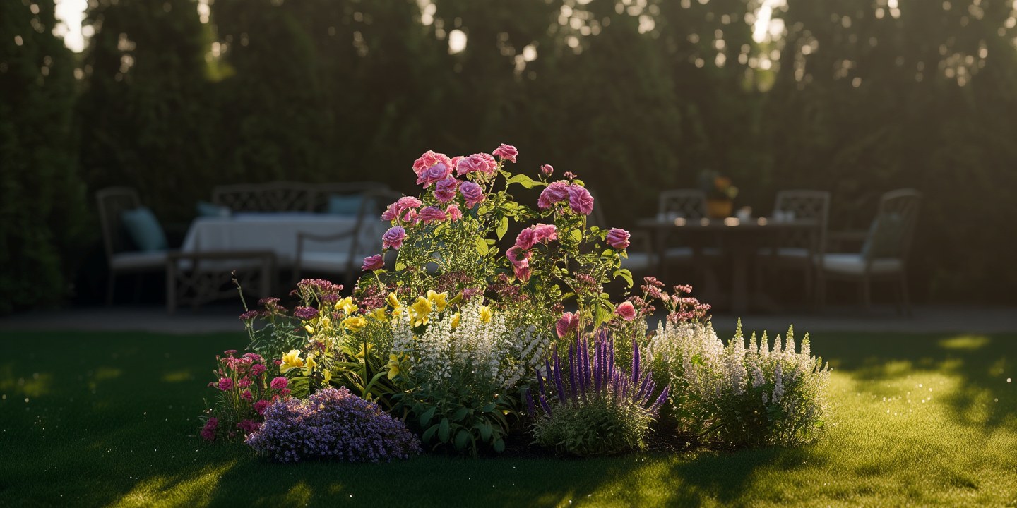 Викройка клумби Відень на агроволокні, сонячні місця, легка напівтінь